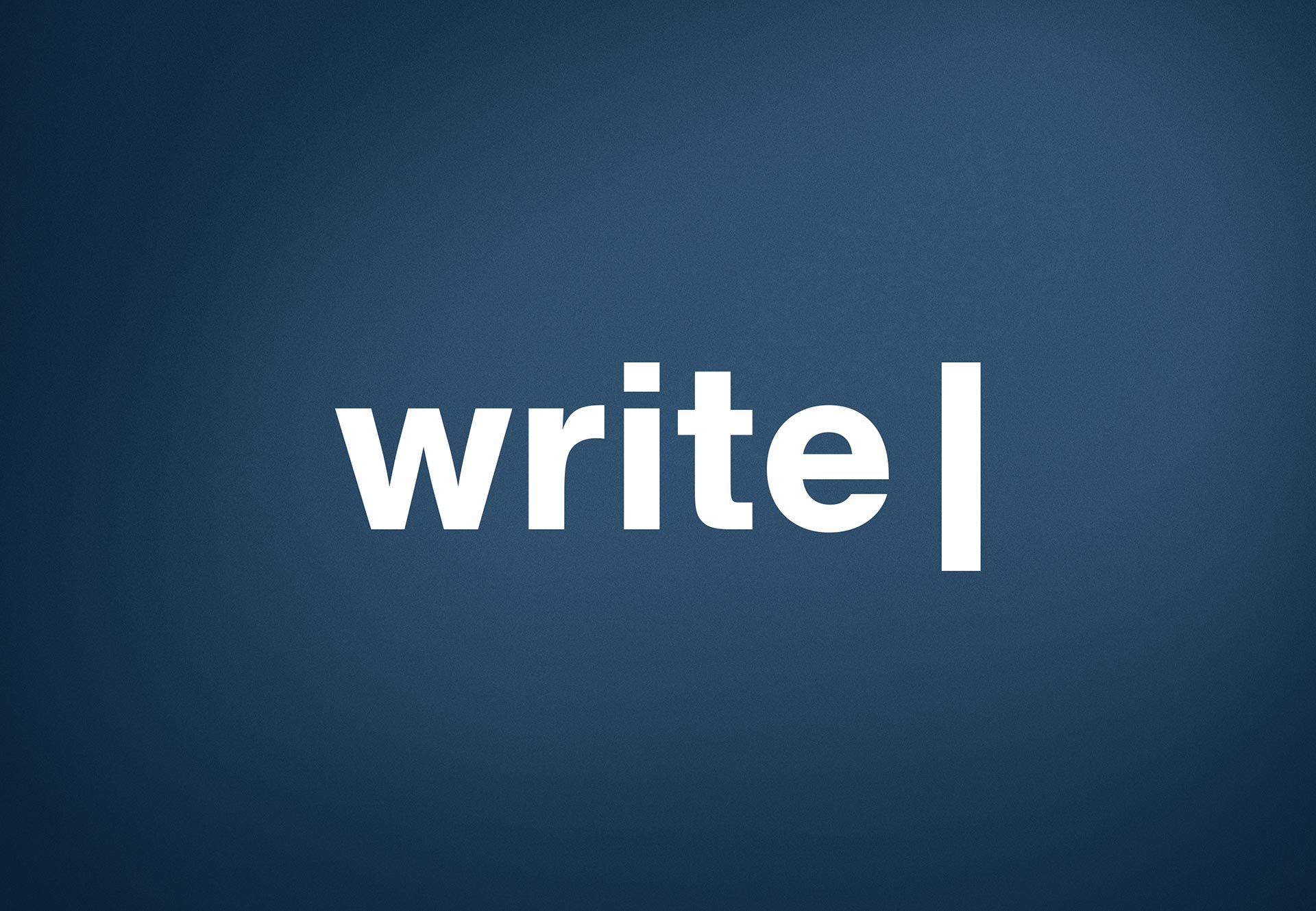 Logo Design for Write